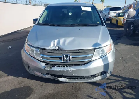 2013 Honda Odyssey Ex-L z USA, uszkodzony, nr VIN 5FNRL5H60DB057259